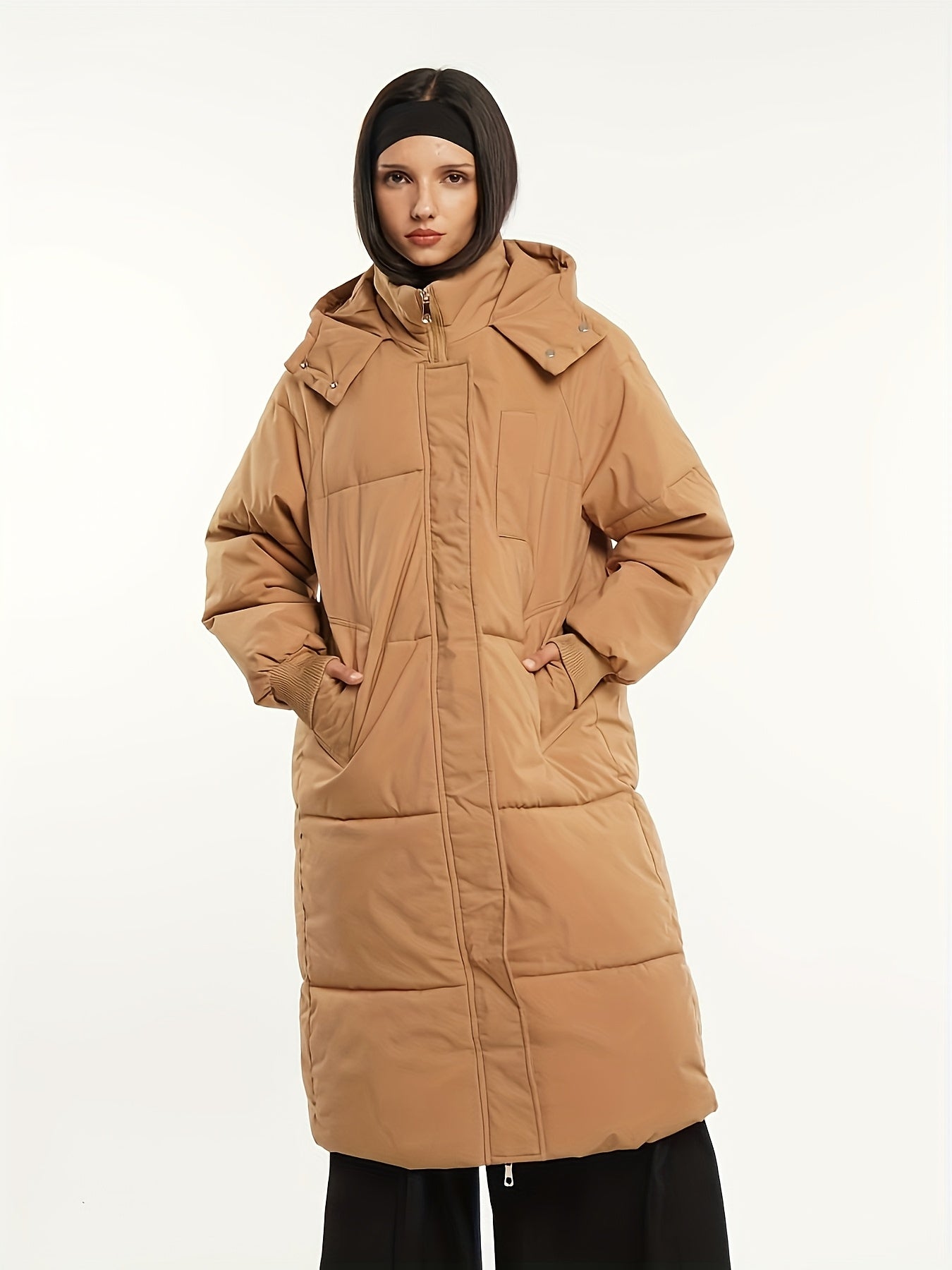 Eloise™ – Quilted Hooded Longline Puffer Coat