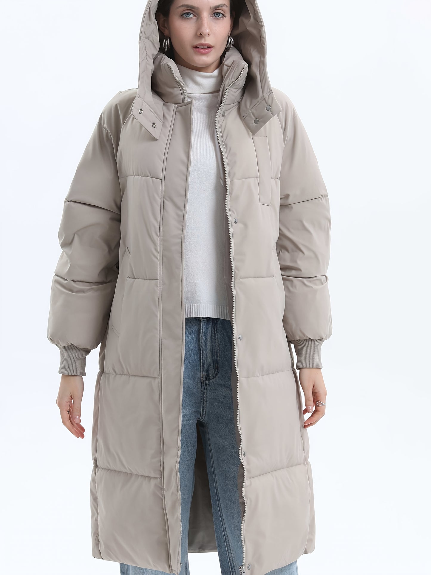 Eloise™ – Quilted Hooded Longline Puffer Coat