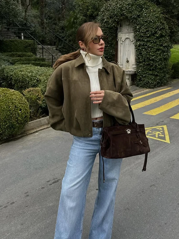 Allegra™ – Elegant Midweight Bomber Jacket