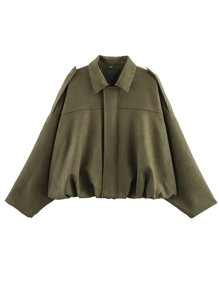 Allegra™ – Elegant Midweight Bomber Jacket