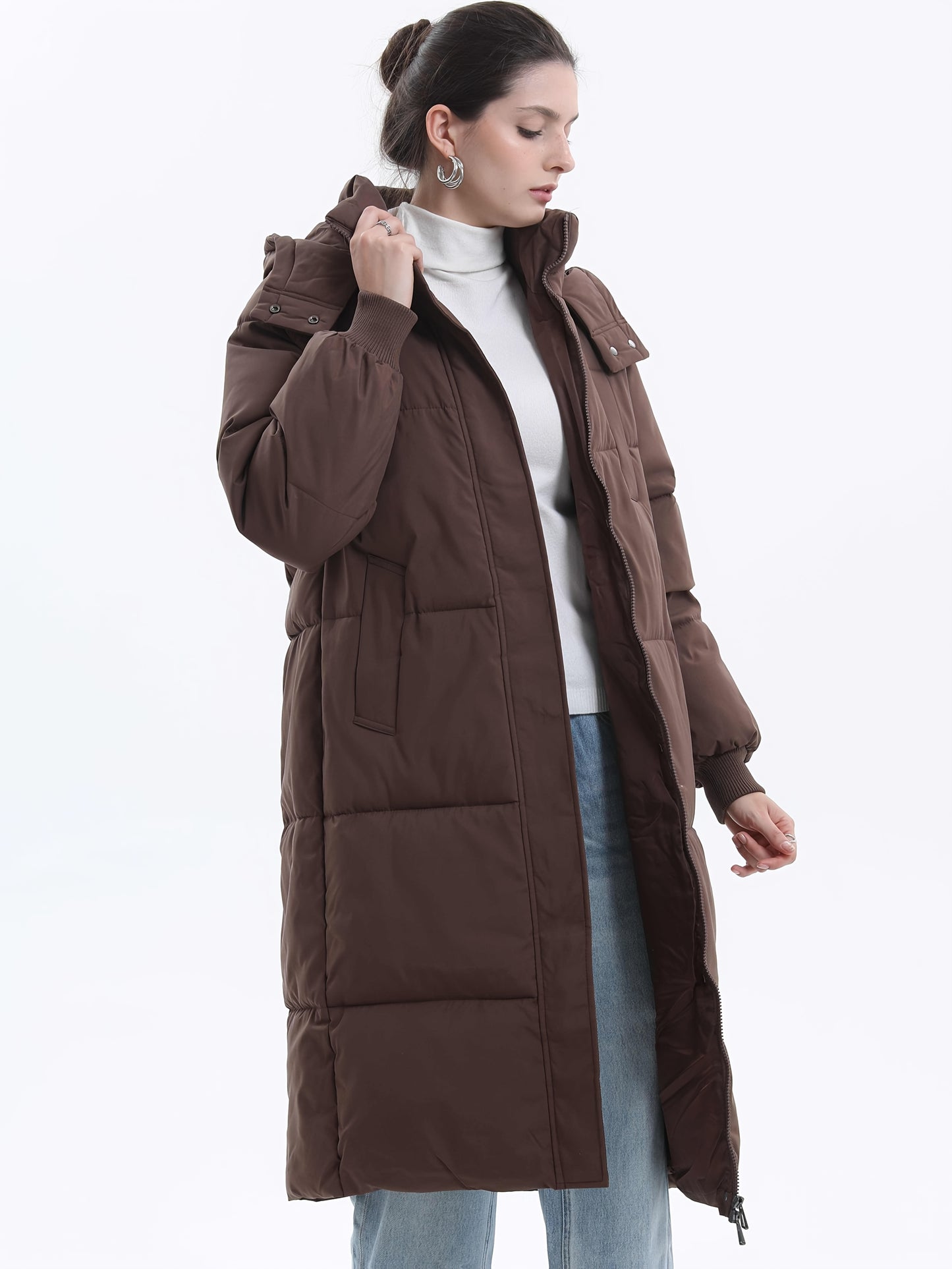 Eloise™ – Quilted Hooded Longline Puffer Coat