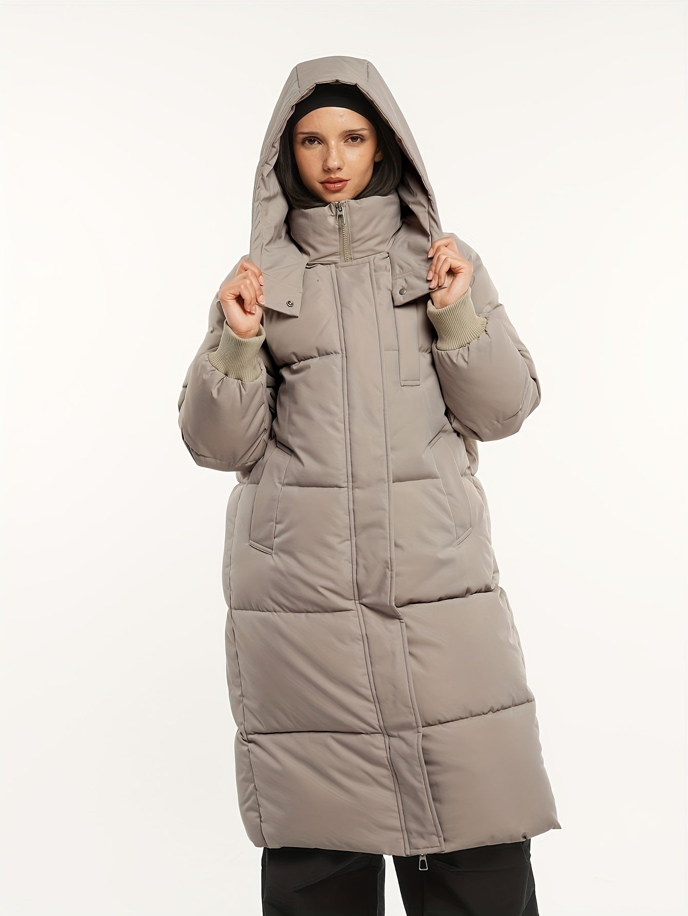 Eloise™ – Quilted Hooded Longline Puffer Coat