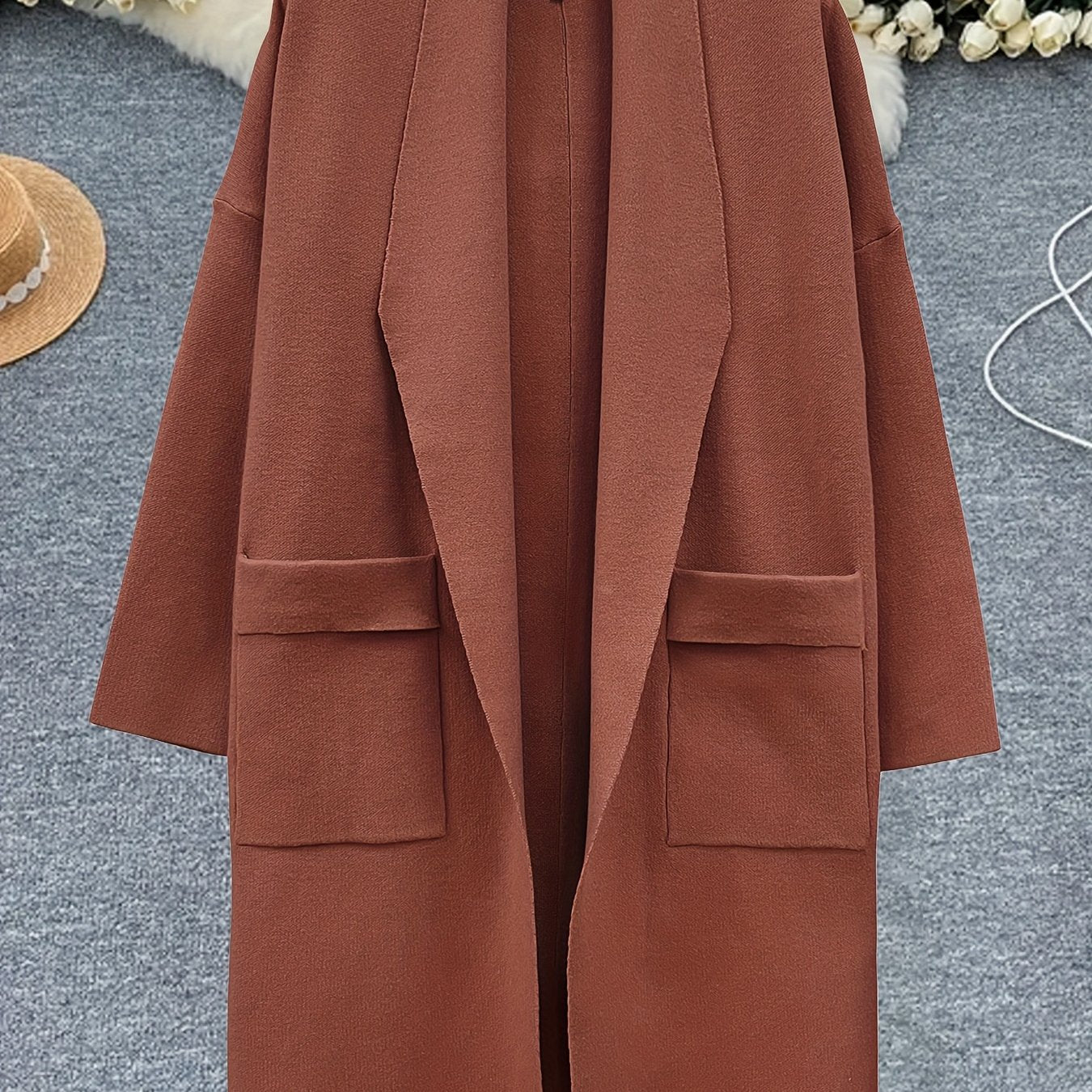 Eliza™ – Oversized V-Neck Coatigan