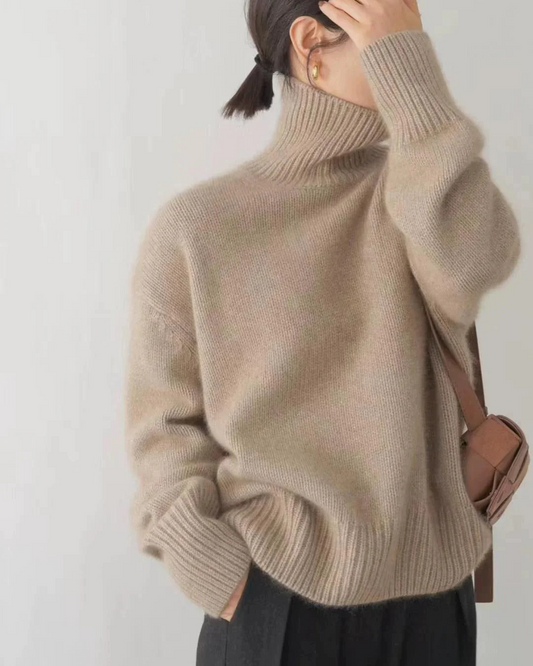 LENA™ | CASHMERE TURTLENECK JUMPER