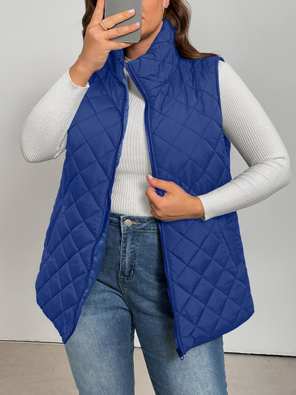 Harper™ – Plus-Size Quilted Vest Jacket
