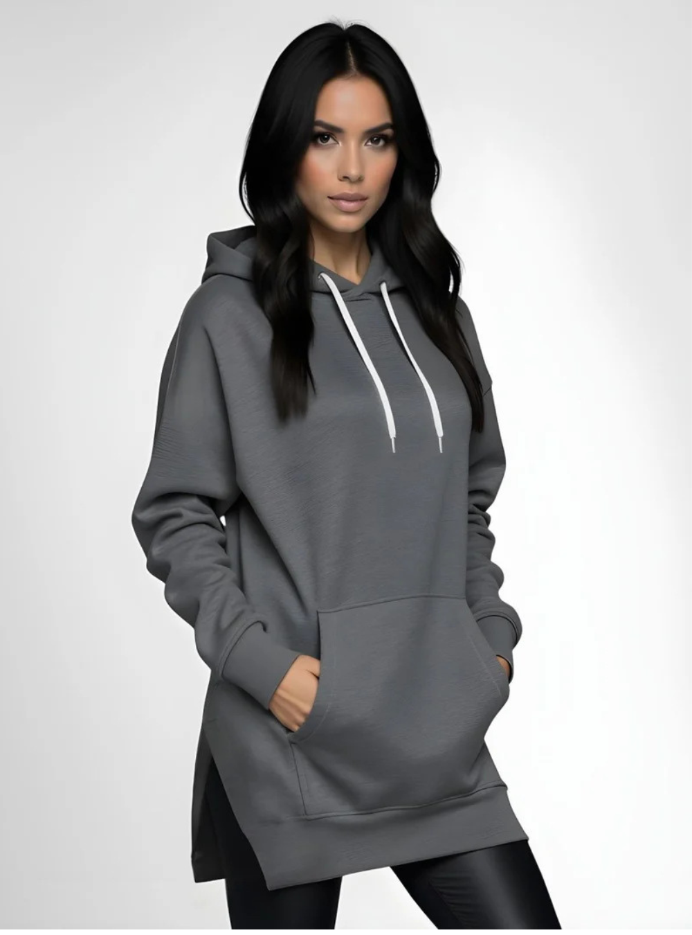 The ChillMate™ – Comfy Hoodie Dress