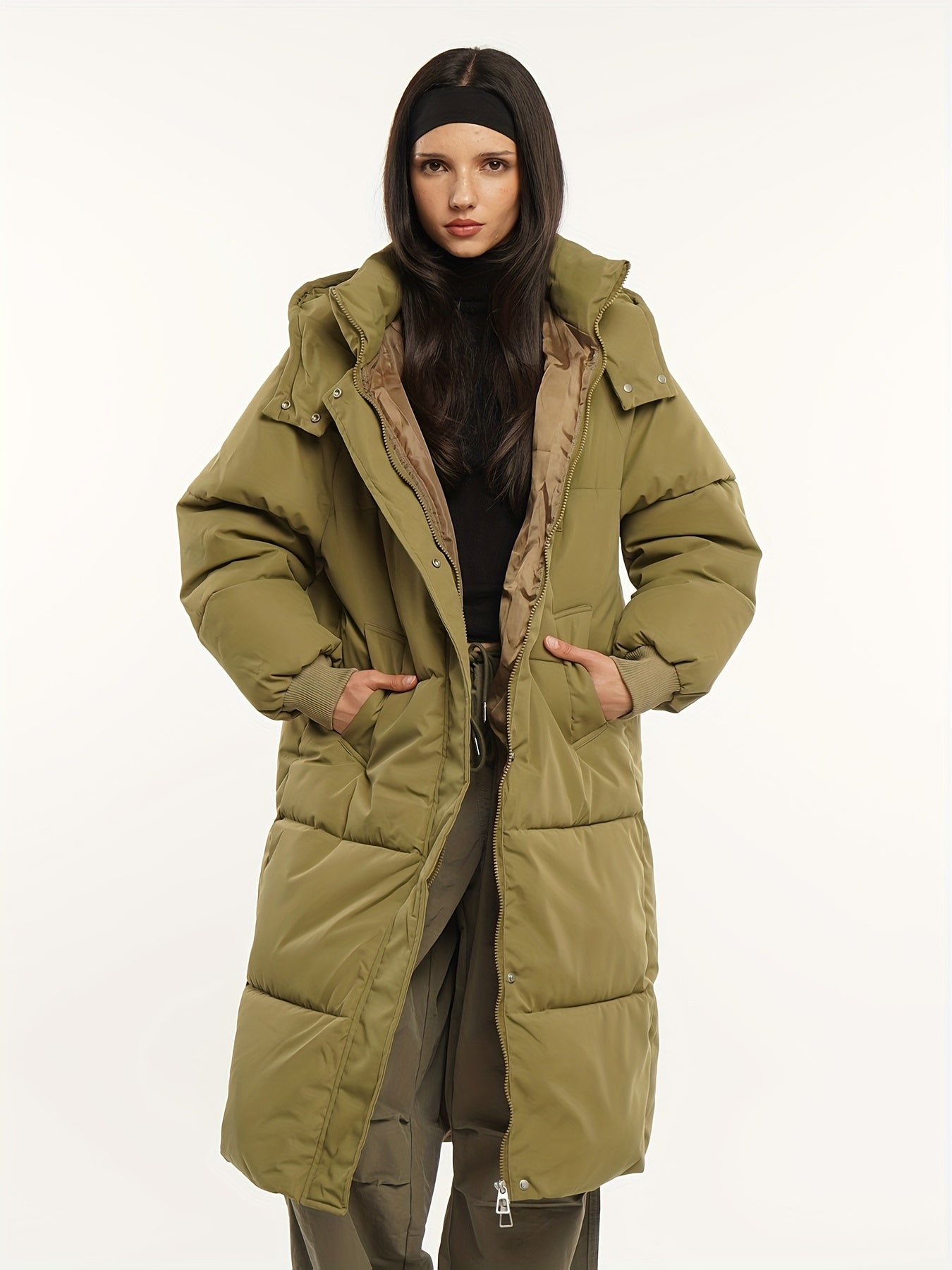 Eloise™ – Quilted Hooded Longline Puffer Coat