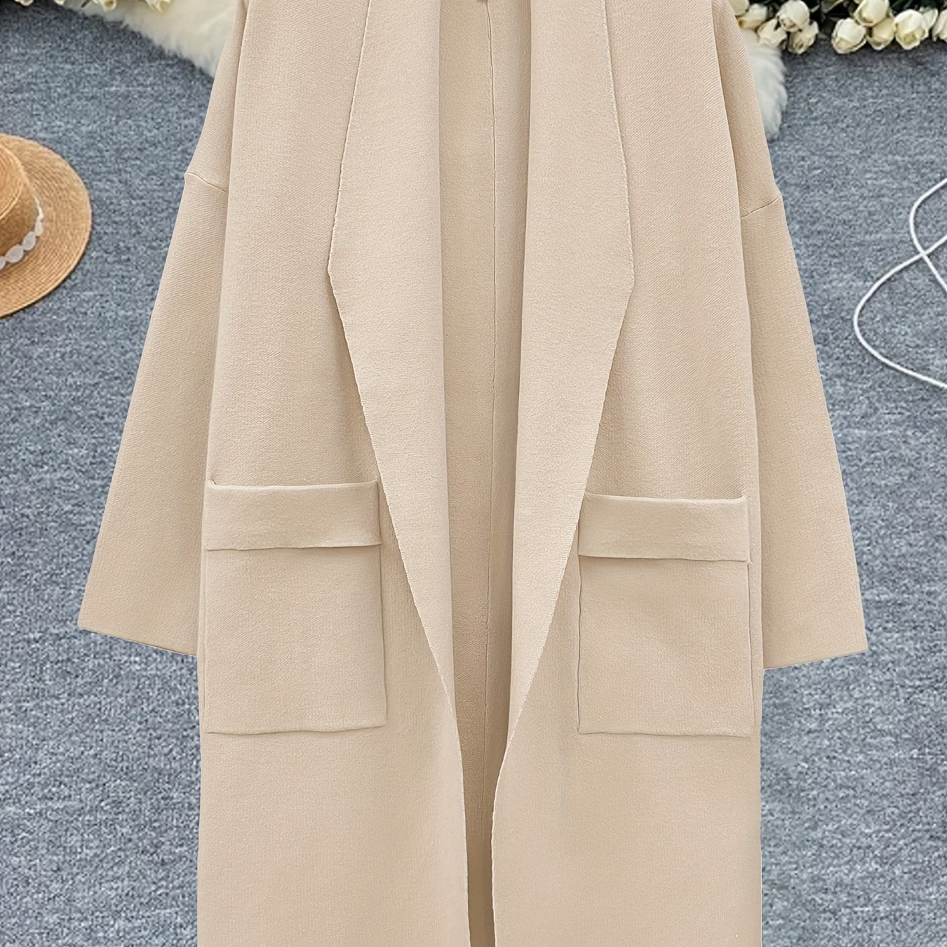 Eliza™ – Oversized V-Neck Coatigan