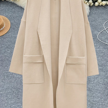 Eliza™ – Oversized V-Neck Coatigan