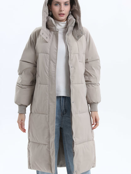 Eloise™ – Quilted Hooded Longline Puffer Coat