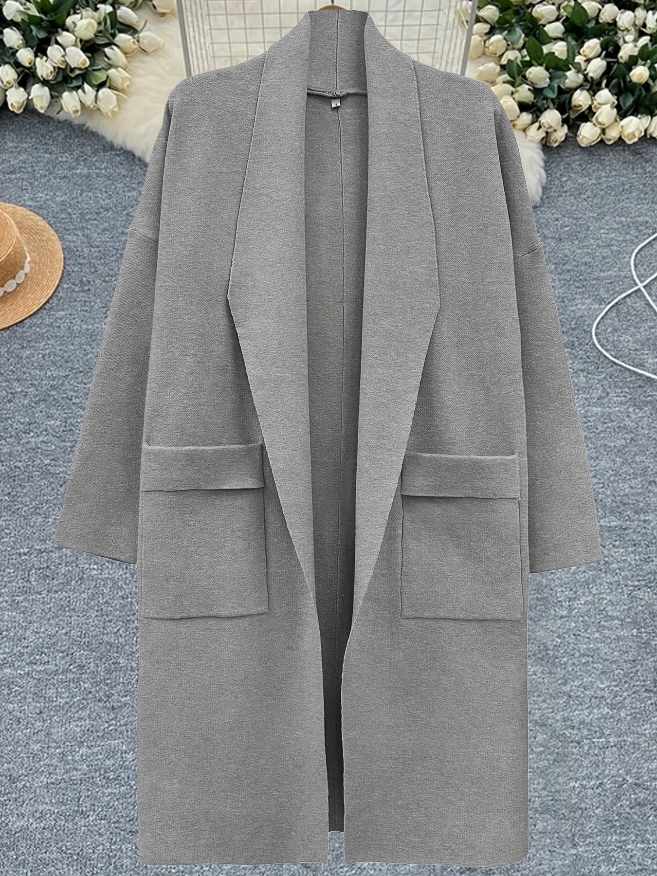 Eliza™ – Oversized V-Neck Coatigan