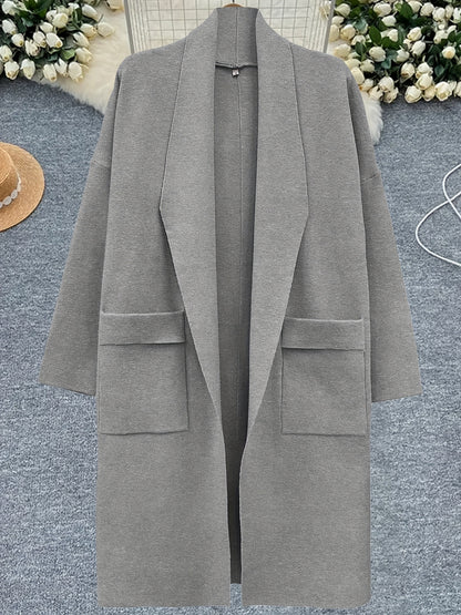 Eliza™ – Oversized V-Neck Coatigan