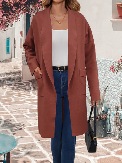 Eliza™ – Oversized V-Neck Coatigan