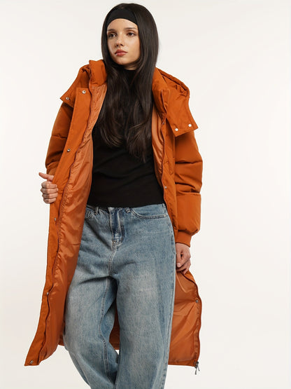 Eloise™ – Quilted Hooded Longline Puffer Coat