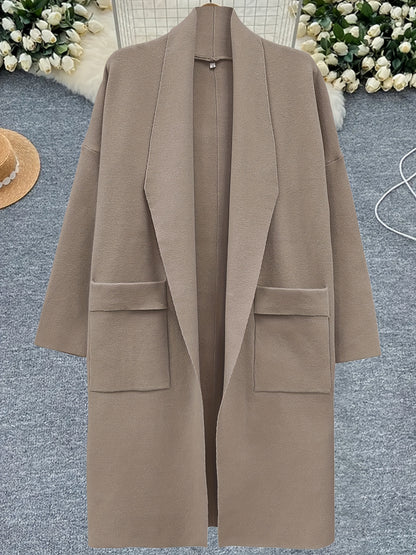 Eliza™ – Oversized V-Neck Coatigan