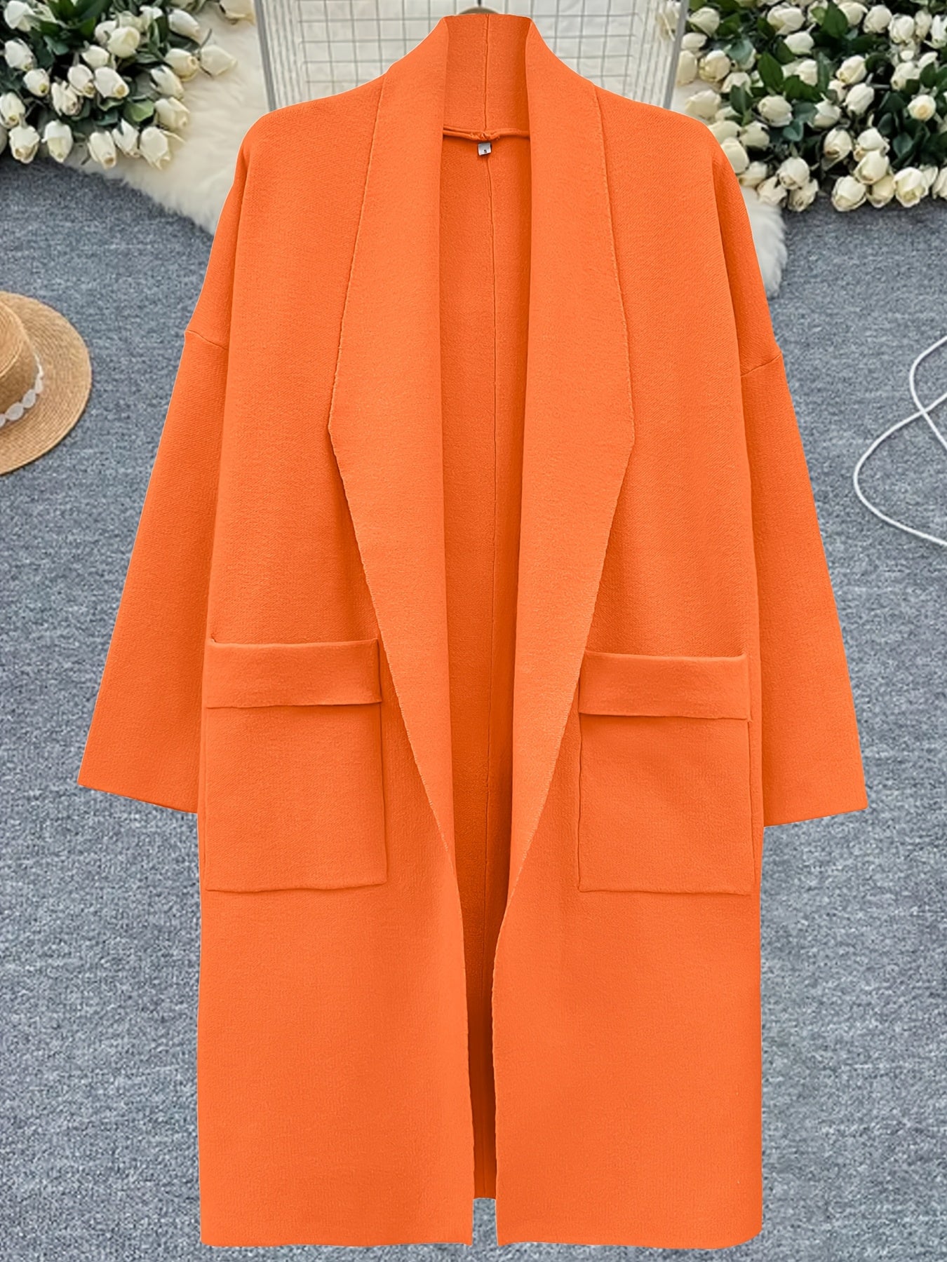 Eliza™ – Oversized V-Neck Coatigan