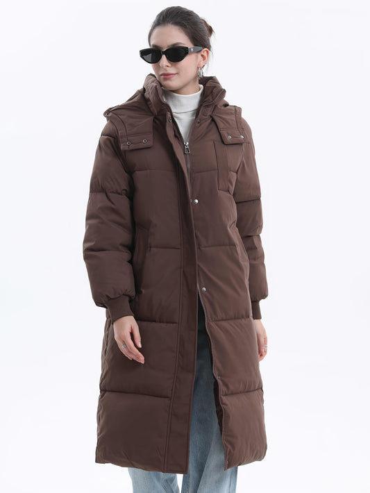 Eloise™ – Quilted Hooded Longline Puffer Coat