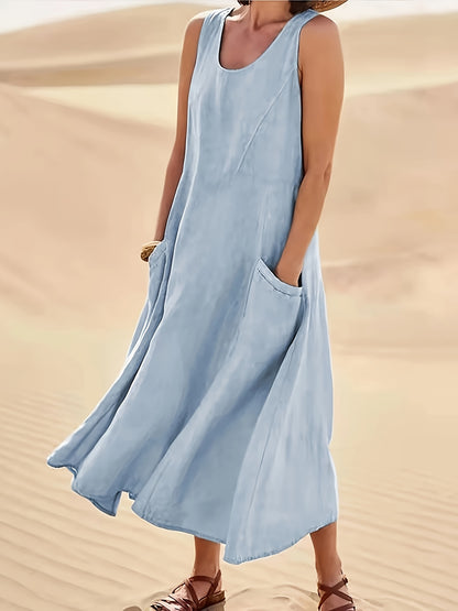 Everly Breeze™ - Sleeveless Tank Dress