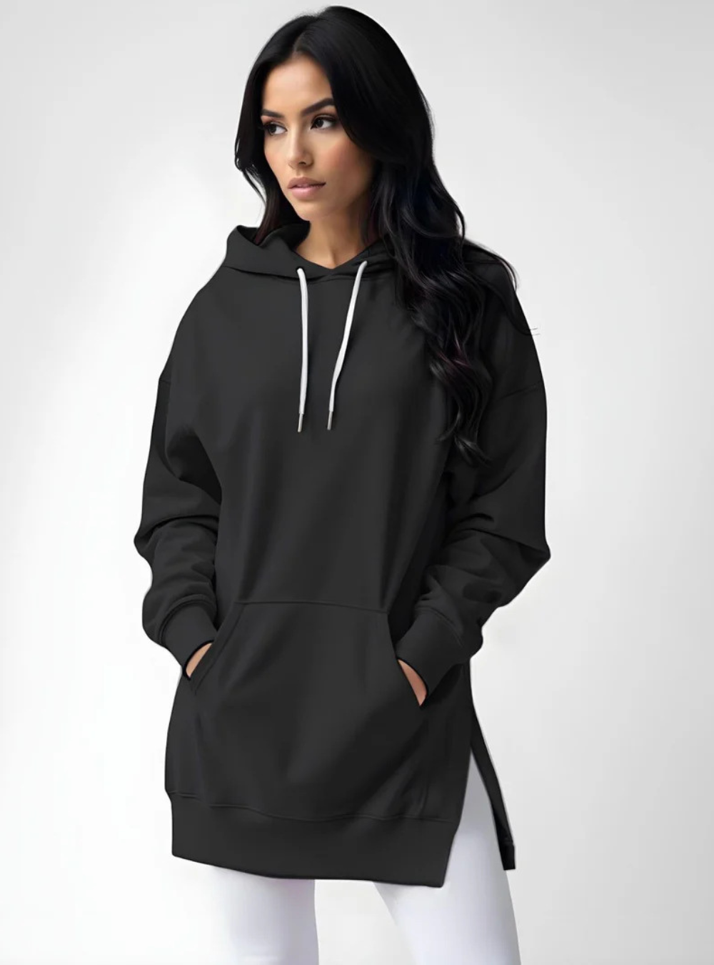 The ChillMate™ – Comfy Hoodie Dress