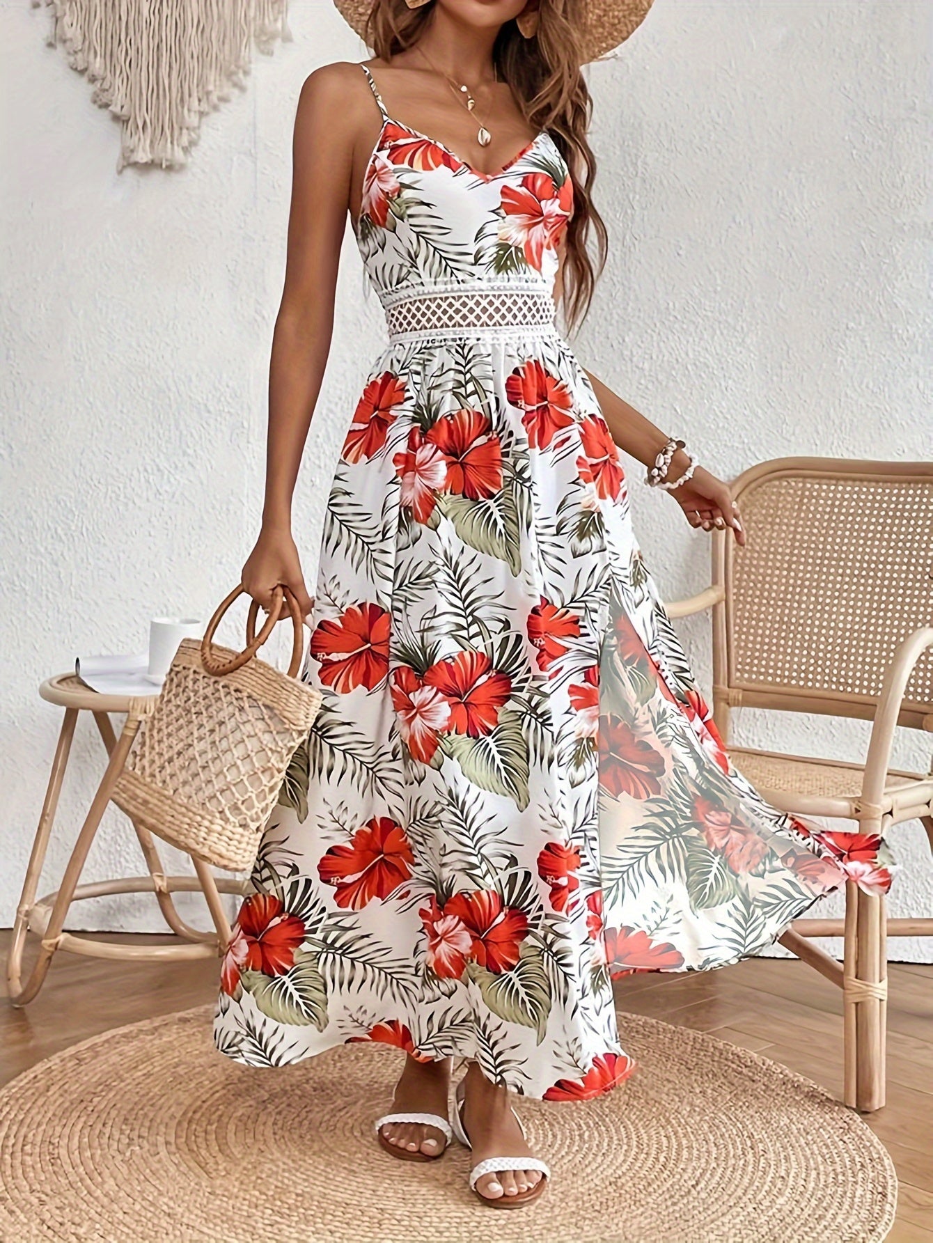 Lisa™ - Floral Elegance Dress