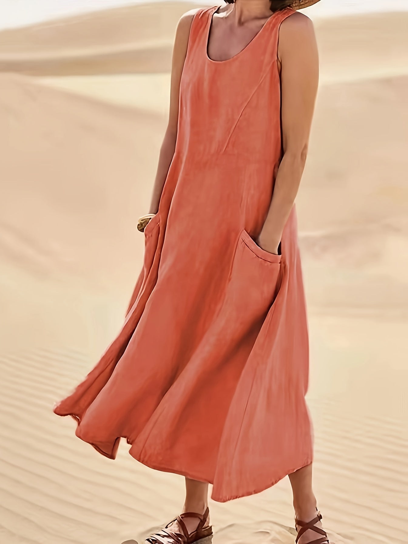 Everly Breeze™ - Sleeveless Tank Dress
