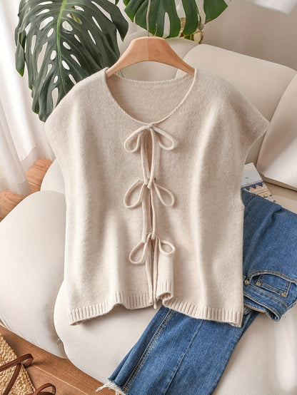 Sadie™ – Plus-Size Bow-Detail Vest Top