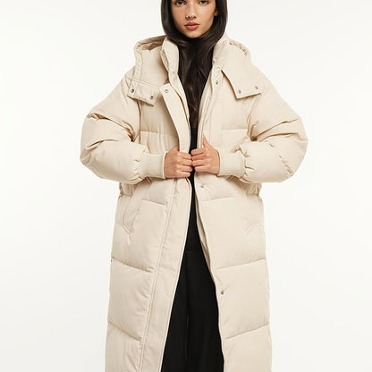 Eloise™ – Quilted Hooded Longline Puffer Coat