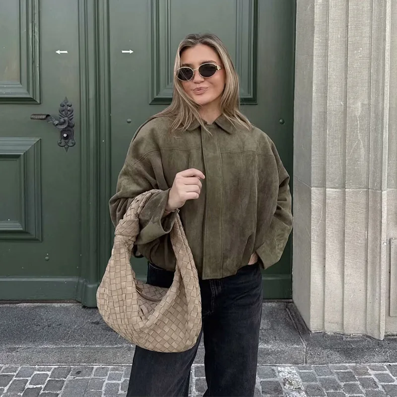 Allegra™ – Elegant Midweight Bomber Jacket