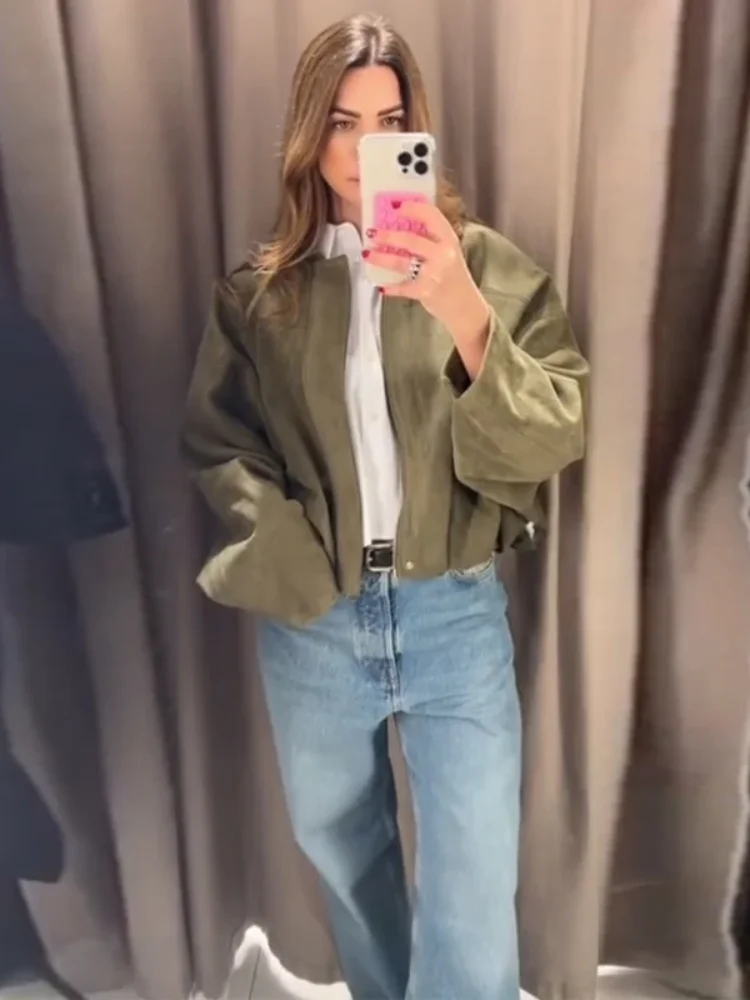Allegra™ – Elegant Midweight Bomber Jacket