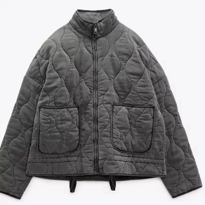 Adelise™ – Cozy Quilted Jacket with Smart Details
