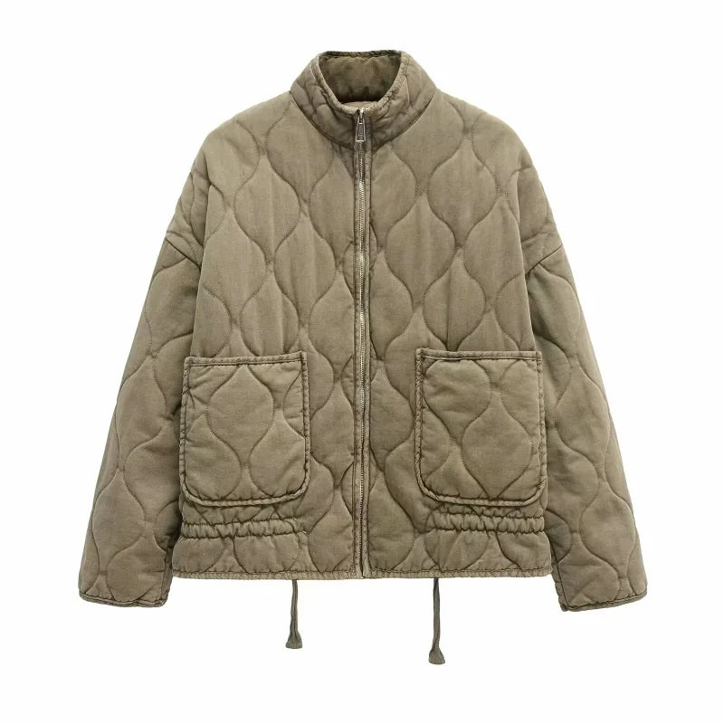 Adelise™ – Cozy Quilted Jacket with Smart Details