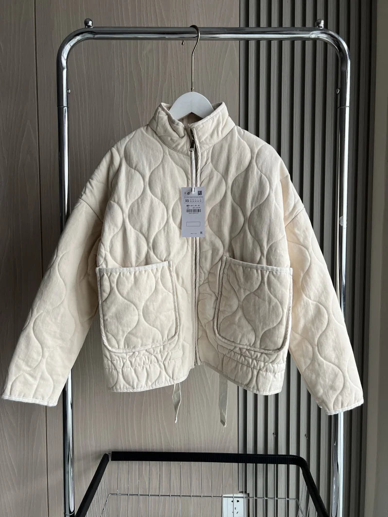 Adelise™ – Cozy Quilted Jacket with Smart Details