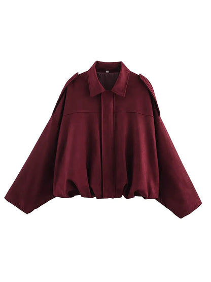 Allegra™ – Elegant Midweight Bomber Jacket
