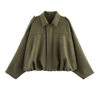 Allegra™ – Elegant Midweight Bomber Jacket