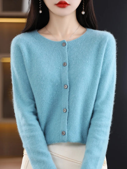 Everleigh™ – Classic Merino Button Cardigan