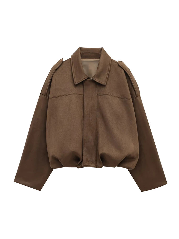 Allegra™ – Elegant Midweight Bomber Jacket