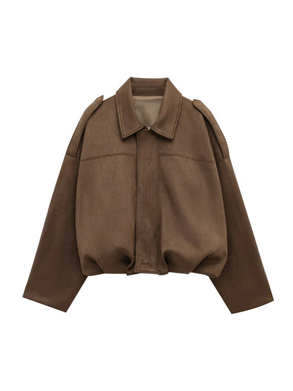 Allegra™ – Elegant Midweight Bomber Jacket