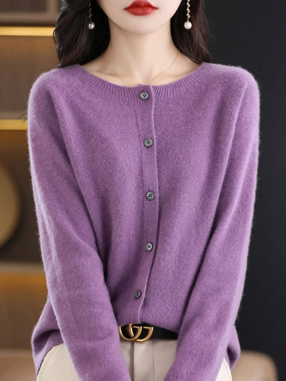 Everleigh™ – Classic Merino Button Cardigan