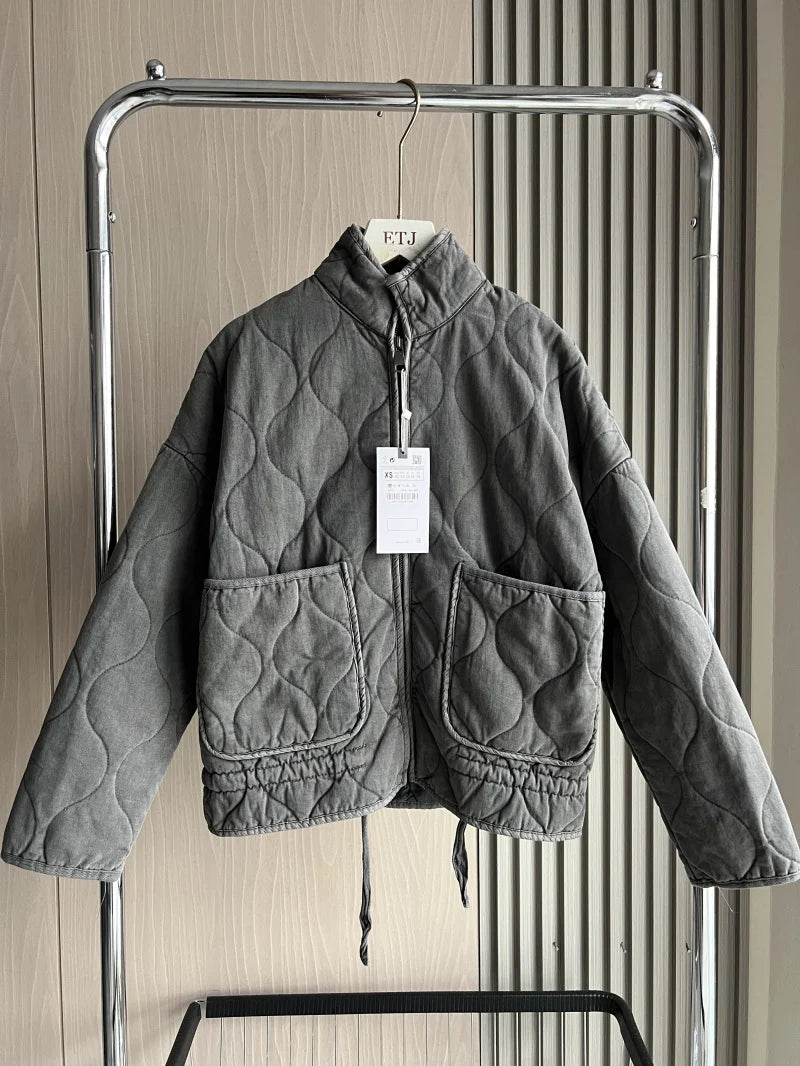 Adelise™ – Cozy Quilted Jacket with Smart Details