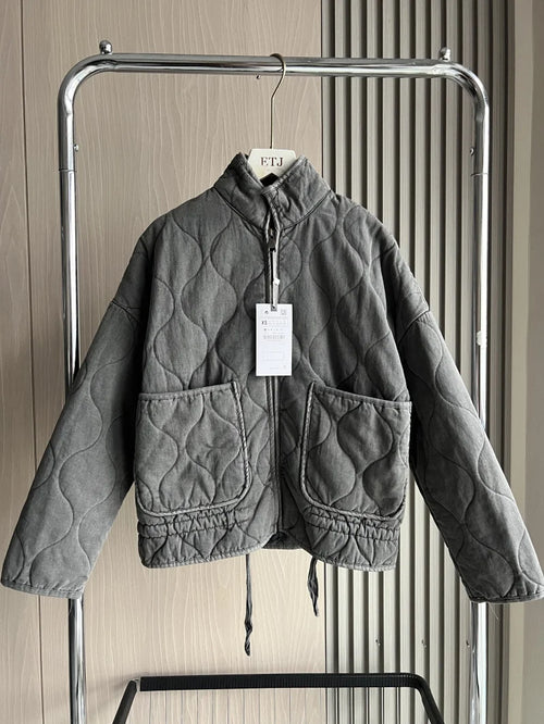 Adelise™ – Cozy Quilted Jacket with Smart Details