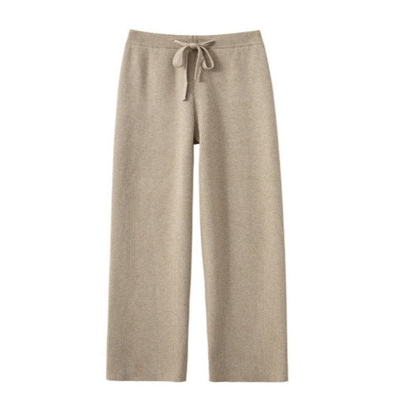 Sofia Amoretti Cashmere Wide-Leg Pants