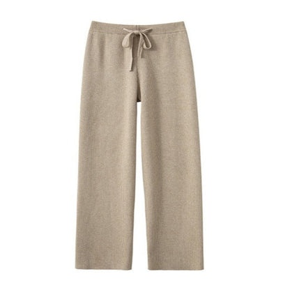 Sofia Amoretti Cashmere Wide-Leg Pants