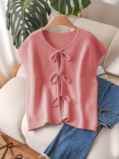 Sadie™ – Plus-Size Bow-Detail Vest Top