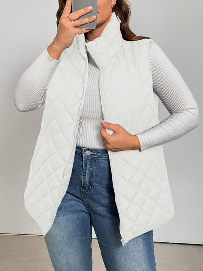 Harper™ – Plus-Size Quilted Vest Jacket
