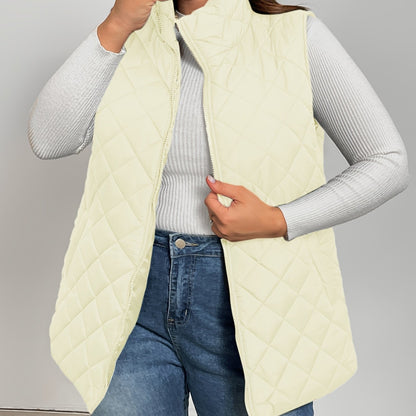 Harper™ – Plus-Size Quilted Vest Jacket