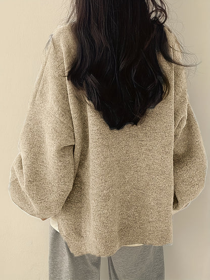 Elysian Knit™ - Cozy Split Sweater