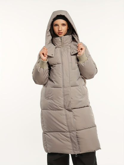 Eloise™ – Quilted Hooded Longline Puffer Coat