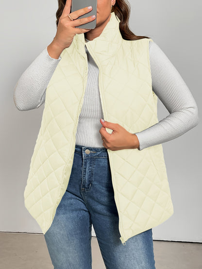 Harper™ – Plus-Size Quilted Vest Jacket