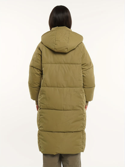 Eloise™ – Quilted Hooded Longline Puffer Coat