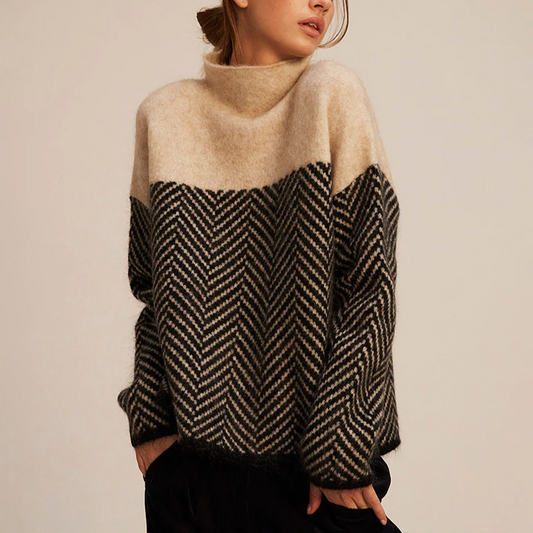 Talia™ - Cozy Turtleneck Knit Sweater